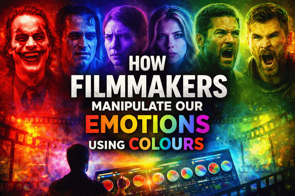 colors emerging out of theatre screen